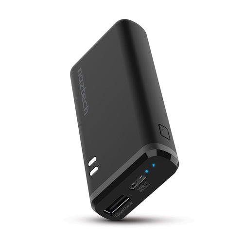 Naztech 4000mAh Powerbank mit USB-C & USB – Kompakte Schnelllade-Powerbank
