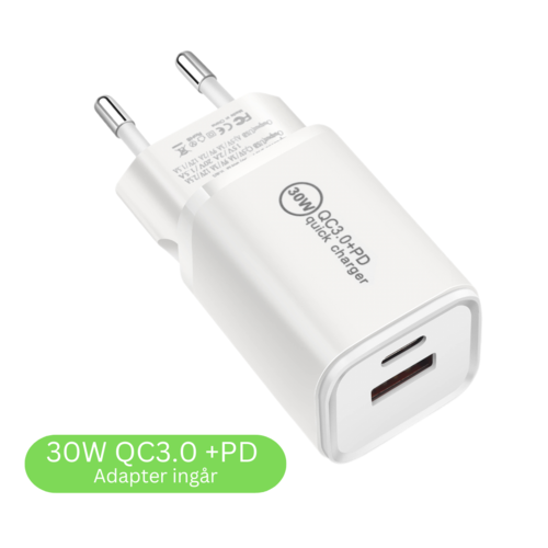 4-in-1 Magnetische Wireless Ladestation mit LED-Lampe & 30W PD-Netzteil