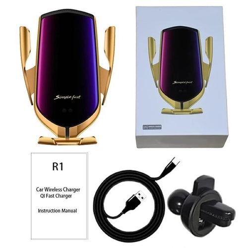 Penguin Wireless Auto-Ladegerät mit Automatischer Handyhalterung