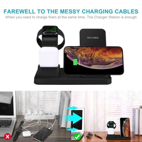 3-in-1 Wireless Ladestation für iPhone, Apple Watch & AirPods