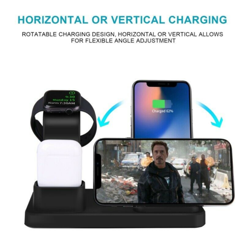 3-in-1 Wireless Ladestation für iPhone, Apple Watch & AirPods